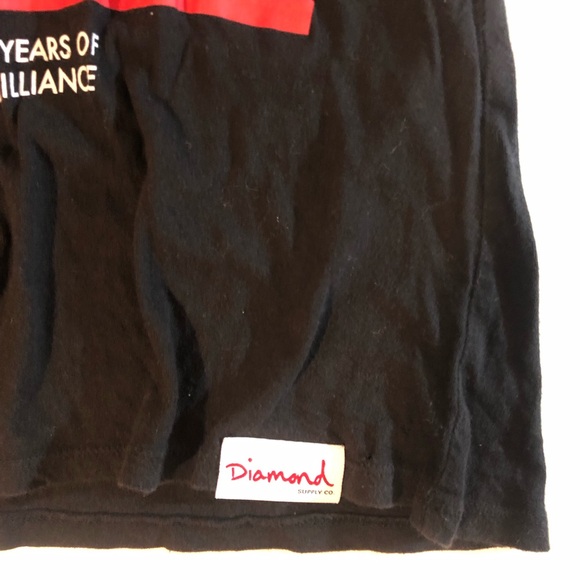 Diamond Supply Co Short Sleeve Tee Womens Size Small Black - Picture 2 of 9